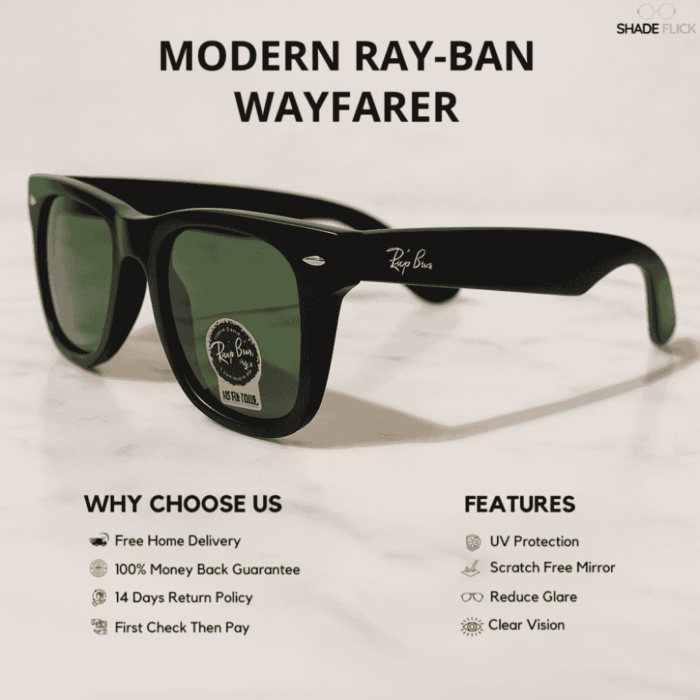 Modern Wayfarer Sunglasses